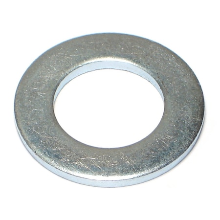Midwest Fastener Flat Washer, For Screw Size M20 , Steel Zinc Plated Finish, 5 PK 73694